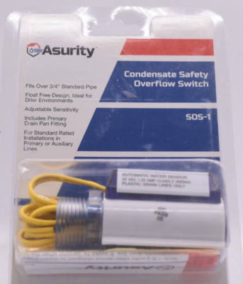 Sos Switch Cap Asurity SOS-1 Overflow Switch | eBay