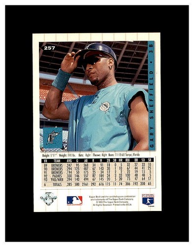 GARY SHEFFIELD YOU PICK SEE SCANS OF EVERY CARD 100,S OF JUST SHEFFIELD,S - Picture 401 of 435