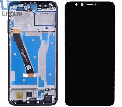 Für Huawei Honor 9 Lite LCD Bildschirm Display Rahmen Schwarz