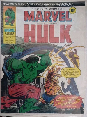 Mighty World of Marvel 'Hulk' Comic December 1975 - Excellent Condition 