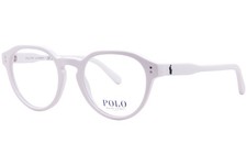 Polo Ralph Lauren PH2233 5544 Eyeglasses Frame Men's Shiny White Full Rim 50mm