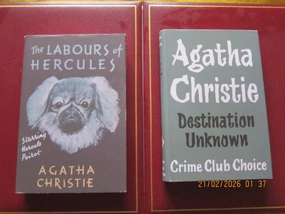 THE AGATHA CHRISTE COLLECTION- 2 FACSIMILES -HB.DJ-HARPER COLLINS-SEE PHOTO. - Image 1 of 4