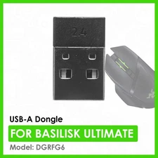 Genuine Razer USB-A Dongle for Basilisk Ultimate Gaming Mouse | Black | DGRFG6