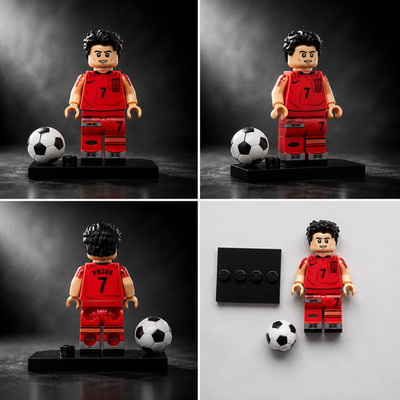 Son Heung-min Minifigur oder Schlüsselanhänger   Korea #7  