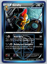 Scrafty Plasma Storm 86/135 Pokemon Card NM on eBay