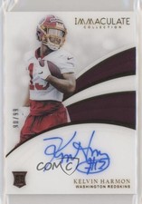 2019 Panini Immaculate Rookie Auto 90/99 Kelvin Harmon #RA-19 Auto 0mx0