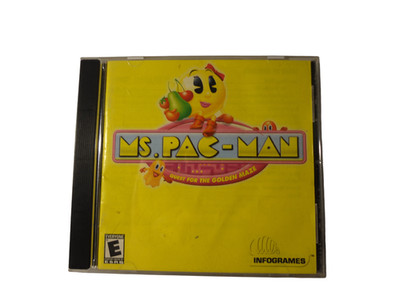 Ms. Pac-Man: Quest for the Golden Maze Infogrames PC 2001 CD-ROM Game Jewel Case