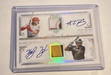 Alec Bohm Ke’Bryan Hayes 2021 Flawless Dual Rookie Patch Auto /25