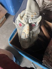 Vintage 1995 Halloween Mask The Paper Magic Group 1995  ghoul with pink eyes