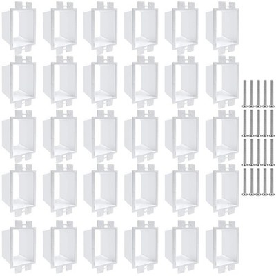 30 PCS BE1-2 Electrical Outlet Box Extenders with 60PCS Screws, (1-Gang) Elec...