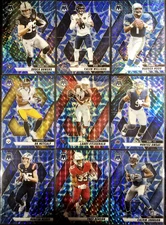 2025 Panini Mosaic Blue Reactive Prizm Football You Pick Singles! Rc & Vet