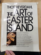 "THE ART OF EASTER ISLAND" BY THOR HEYERDAHL 1st Ed 1st Printing HARCOVER/DJ