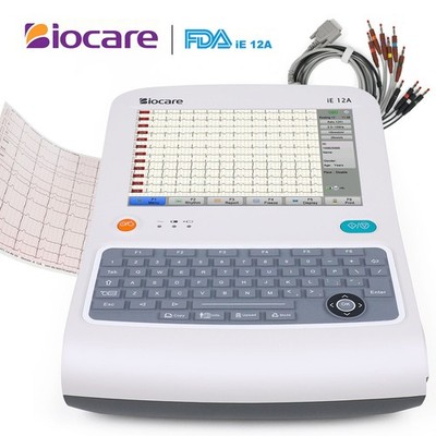 Biocare 12 Lead 12 Channel ECG Machine Interpretive VCG Acquisition HRV Analysis