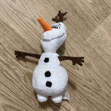 Disney Frozen Olaf Plush Toy 8in White 2014 Disney Press SNOWMAN