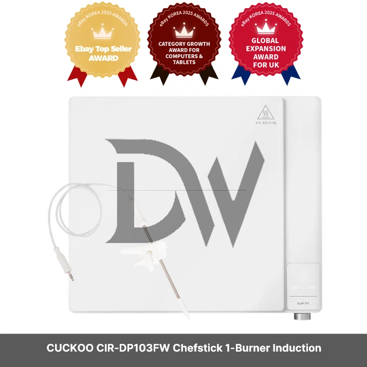 CUCKOO CIR-DP103FW Chefstick 1-Burner Induction / 220V / EU PLUG