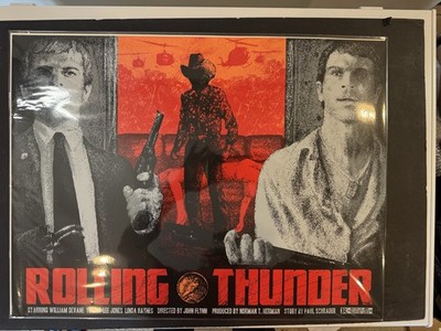 Rolling Thunder 2015 XUL1349 24''x18'' Screenprint Mint #3/35