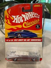 2005 Hot Wheels Classics Series 2 4/30 1957 CHEVY BEL AIR CONVERTIBLE Chrome 7Sp