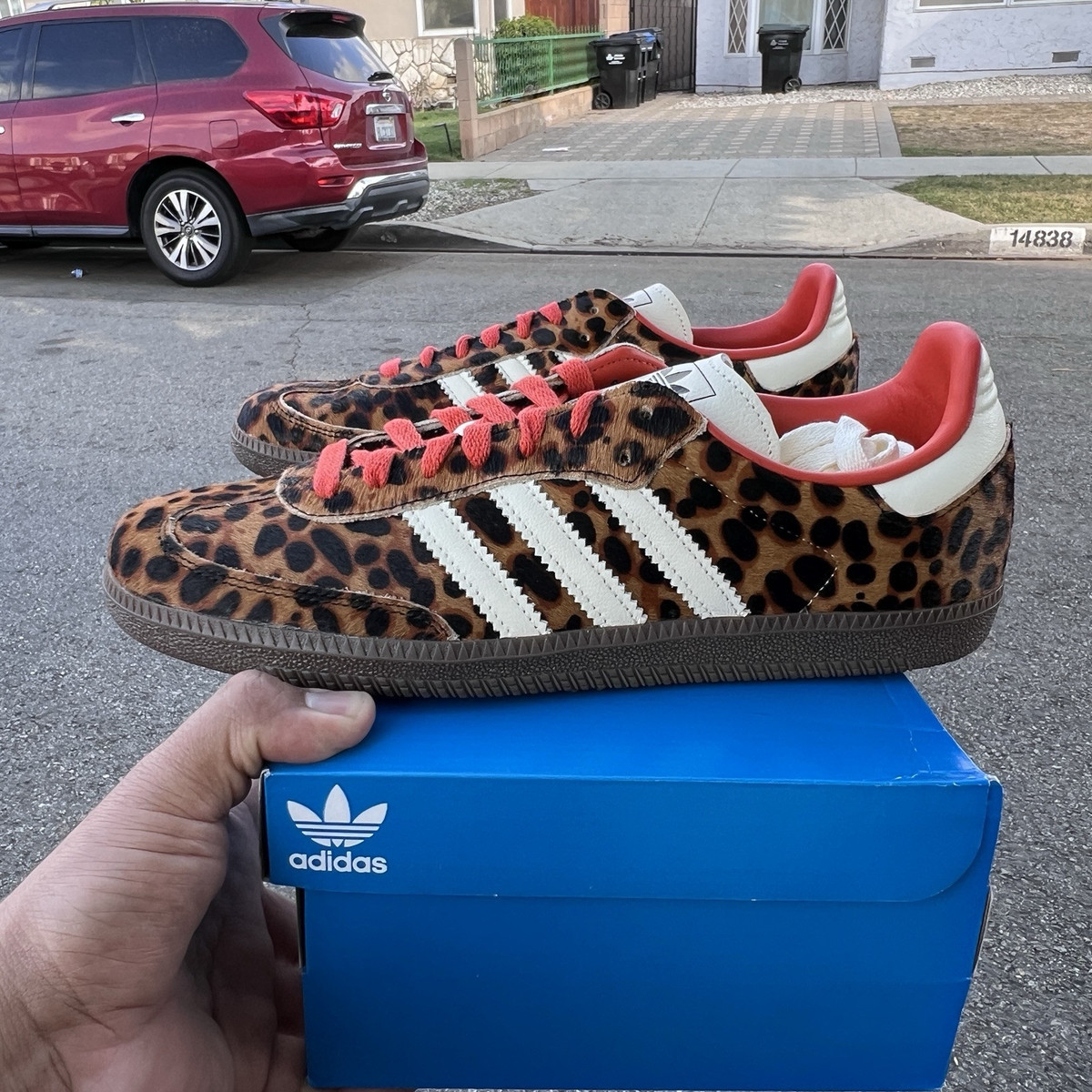 adidas Samba OG Preloved Red Leopard (Women's) - JI2734 Sz 7 adidas Samba OG Preloved Red Leopard (Women's) - JI2734 Sz 7