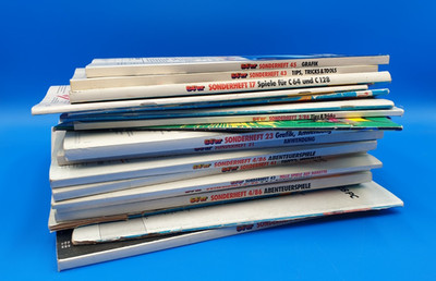 64er Commodore Magazin Computer Fans Markt Technik 18 Ausgaben Sonderhefte