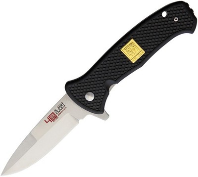 Al Mar 40th Annv SERE Linerlock A/O Folding Knife Black