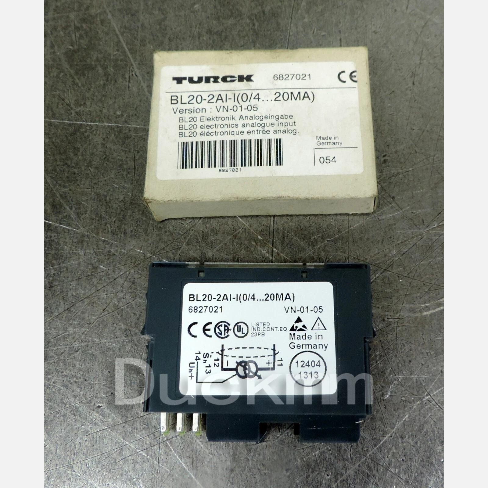 1pc New Turck BL20-2AI-I Electronic Module 6827021 fast ship US Free TAX