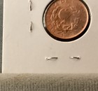 Colombia 1 Centavo (Error) Coin 1969 Date Double Die Variety RD Color  — photo 4