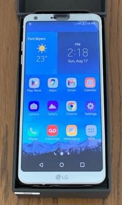 LG G6 - 32GB - Ice Platinum (Verizon) VS988T Smartphone