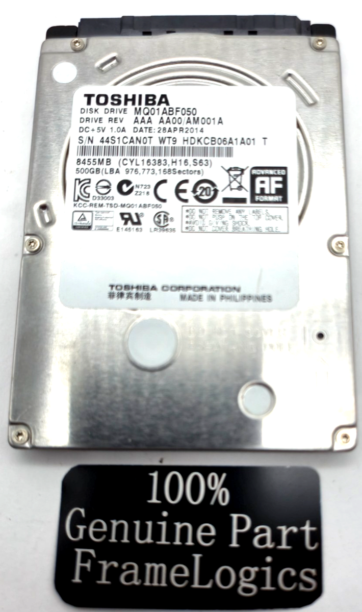 Toshiba MQ01ABF050 500GB SATA 2.5