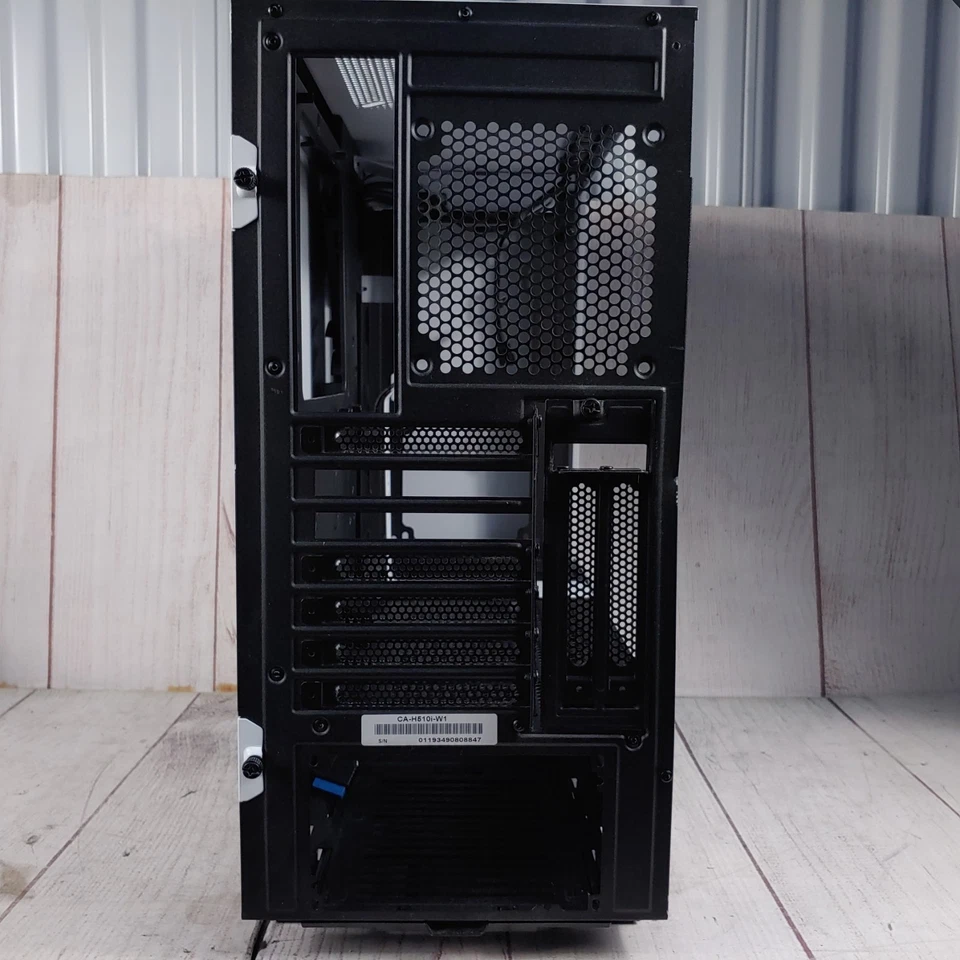 NO GLASS - NZXT CA-H510i-W1 Compact ATX Mid-Tower Gaming Case - Matte White USED - Image 3 of 4