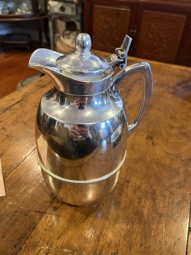 Vintage AEFI Western Germany Glass Coffee Pot Jug Carafe 1 Liter 1L MCM - Picture 3 of 12