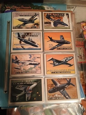 1952 Topps Wings Herald Tribune Friend or Foe Trading Cards 110 / 200 AVG EXC