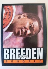1985 Topps Football Card 212 Louis Breeden Cincinnati Bengals