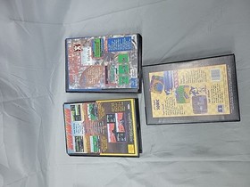 SEGA GENESIS MODEL 1601 16 BIT GAME CONSOLE BUNDLE + CONTROLLER CABLES & 8 GAMES