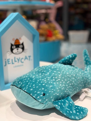 #ad New Jellycat Gobfrey Whale Shark 40cm Plush Toy Gift Ready with Tag amp; Dust Bag $34.99