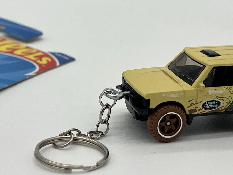1970-1996 Land Rover Classic 4 x 4 внедорожник производительность грузовик 1/64 брелок кольцо - Изображение 4 из 4