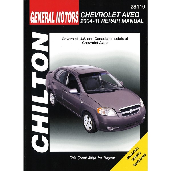 General Motors Chevrolet Aveo 2004-2011 Usa Us Import Repair Manual Chilton-image