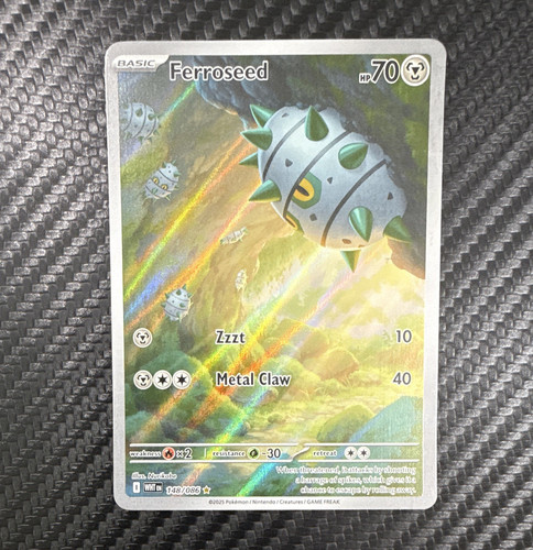 Nintendo Ferroseed 148/086 Sv: White Flare Common Basic 70 HP Reverse Holo
