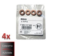 4X Bosch F00VC17503 Dichtring DüSenhalter WäRmeschutzscheibe Injector Seals