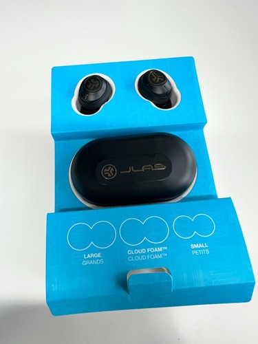 Écouteurs sans fil JLab JBuds Air ANC True - Noir *boîte ouverte* - Photo 3 sur 10