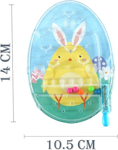Pack of 2 Easter Egg Pinball Machines Party Bag Toys Pinball Game Children Gift - Picture 27 of 41