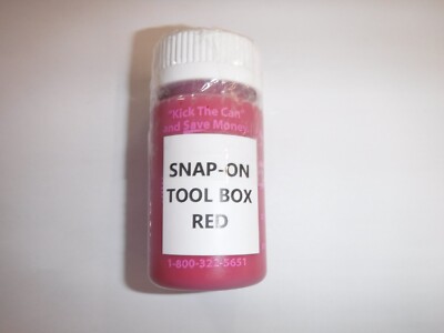 Premium Gloss 2oz touch up red Paint for Snap-on Tool Box including brush in cap