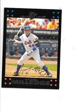 Lastings Milledge 2007 Topps Baseball Card #76 New York Mets
