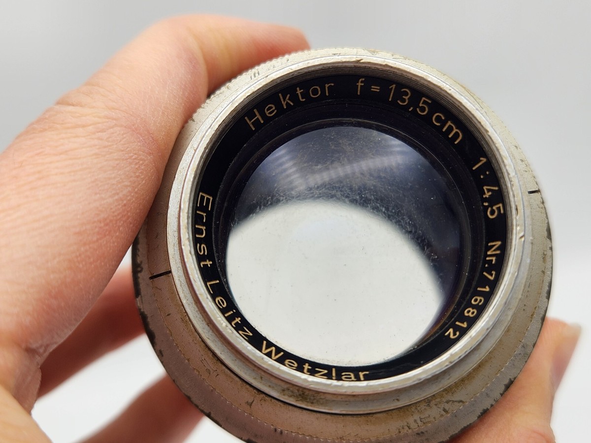 Read Leica Leitz Hektor 135mm 13.5cm F4.5 Lens L39 LTM Short