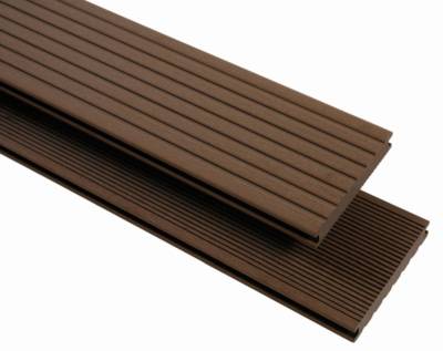Muster WPC/BPC Terrassendiele Pro Solid 20x145 mm, schokobraun