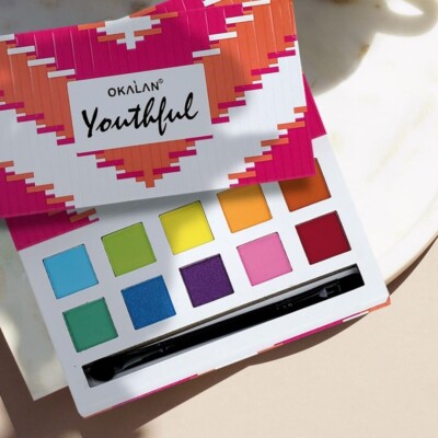 Eyeshadow Palette Youthful 10 Colors New Okalan