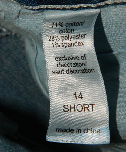 Maurices Women's Medium Wash Faded Denim Jeans Embellished Size 14 Short - Picture 9 of 9