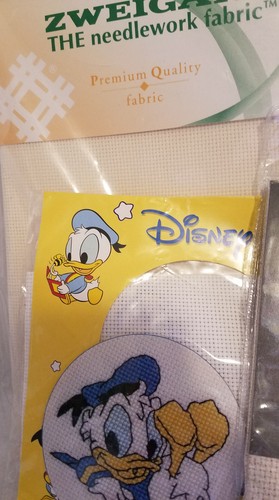 Mixed Lot of Cross Stitch Aida fabrics. DMC, MCG,Zweigart, Artiste,Disney Mix - Picture 5 of 7