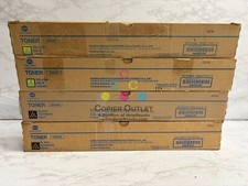 4 Genuine Konica Bizhub C250i,C300i,C360i Yel  Black TN328Y  TN328K Toners