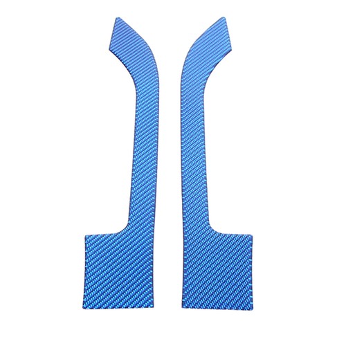 Blue Carbon Fiber Side Fender Air Vent stickers Trim For Jaguar F-TYPE 2013-2022 - Picture 8 of 14