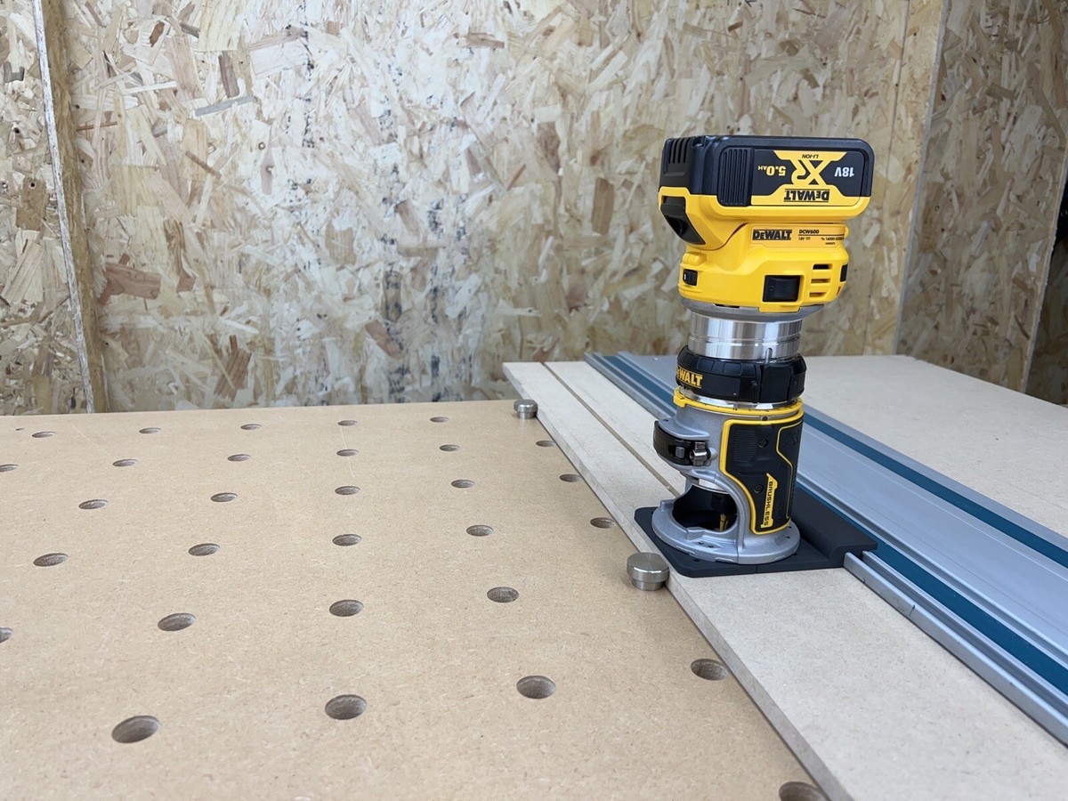 Adattatore Per Guida Di Base A Tuffo Per Router Dewalt DCW600 DWP611 Per Guida Di Guida Dewalt - Italia - Foto 11